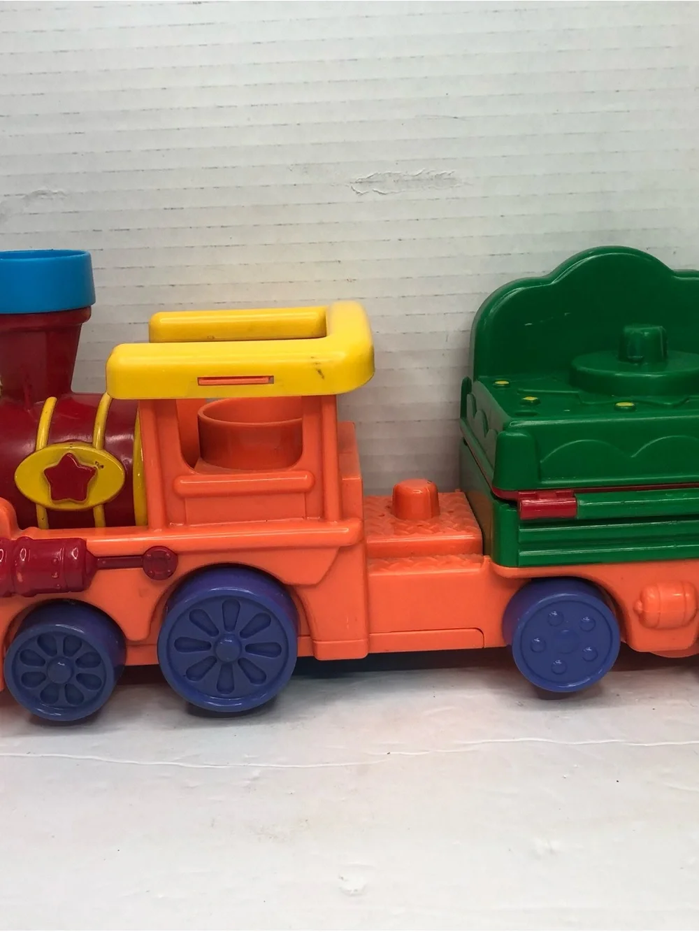 Fisher Price Big Top Circle Train Vintage 1998 Motorized Colorful Little People